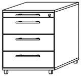 Rollcontainer Belo H590xB428xT580mm - 1 ST 