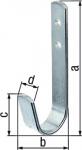 Wandhaken einfach A.30mm - 20 ST 