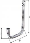 Wandhaken einfach A.150mm - 5 ST 