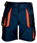 Herrenshorts Gr.60 dunkelgrau/schwarz/orange - 1 ST 