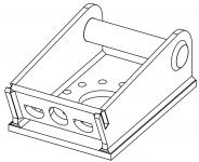 Adapterplatte für MS03 Schnellwechselaufnahme - 1 Stk 