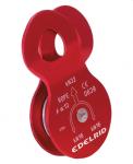 Umlenkrolle "Run Down" aus Aluminium, Rot, mittelgroß - 1 Stk 