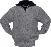 Pullover Gr.XL schwarz/weiß-meliert - 1 ST 