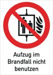 Folie Aufzug i.Brandfall - 10 ST 