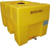 Fass 450l PE gelb m.Staplertaschen - 1 ST 
