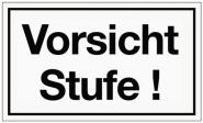 Hinweiszeichen Vorsicht Stufe - 10 ST 