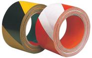 Warnmarkierungsband PVC schwarz/gelb - 0,22 M / 1 RL 