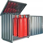 Gasflaschenlager B1420xT1080xH1470mm - 1 ST 