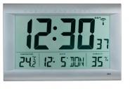 Funk-Digitaluhr Funkuhr Ku.mattsilber - 1 ST 