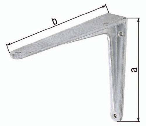 Konsole L.250mm H.200mm Alu-Guss - 1 ST